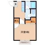 201号室間取り