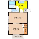 2号室・6号室間取り 2号室・6号室間取り
